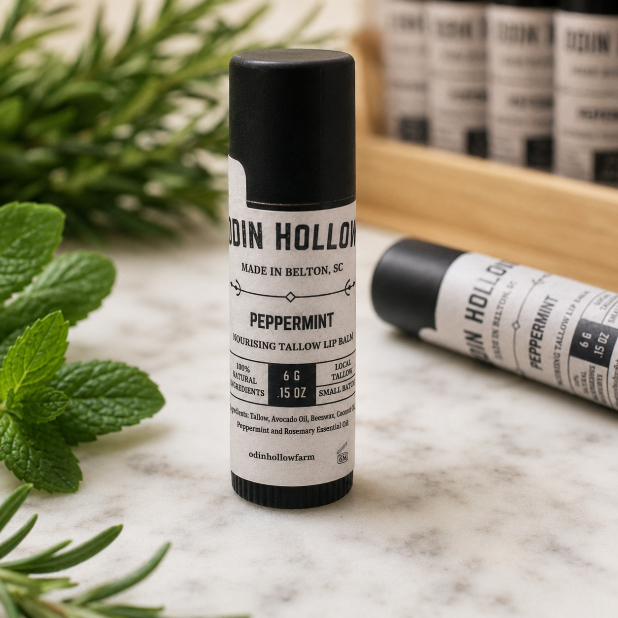 Peppermint Tallow Lip Balm