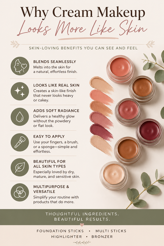 Why Cream Makeup Looks More Like Skin
