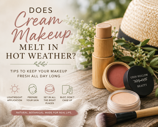 Does Cream Makeup Melt in Hot Weather?
