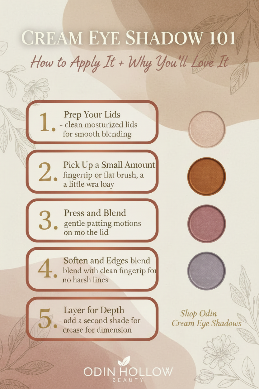 Cream Eye Shadow 101: How to Apply It and Why You'll Love It - Odin Hollow Beauty