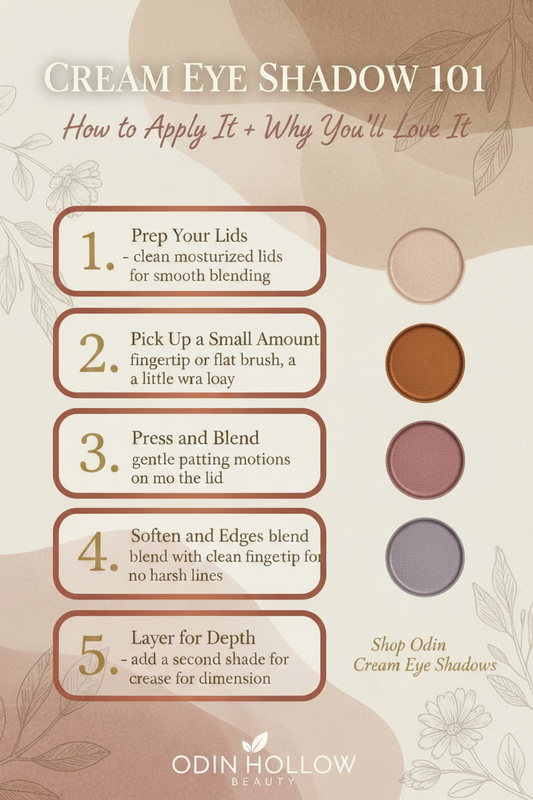 Cream Eye Shadow 101: How to Apply It and Why You'll Love It - Odin Hollow Beauty