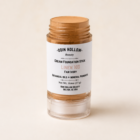 Cream Foundation Stick | Linen 100 (Fair Ivory) | Botanical + Mineral Makeup