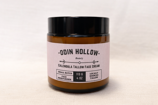 Calendula Grass-Fed Tallow Face Cream | Natural Moisturizer for Dry Skin