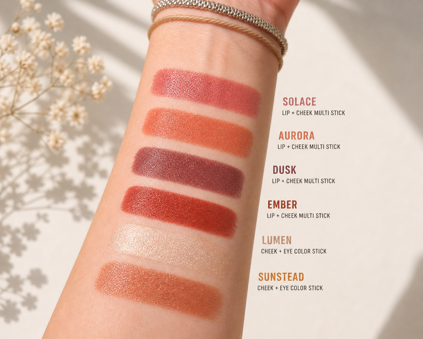 Cream Makeup Essentials Gift Sets