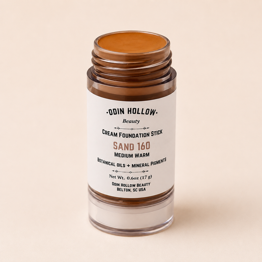 Cream Foundation Stick | Sand 160 (Medium Warm) | Botanical + Mineral Makeup