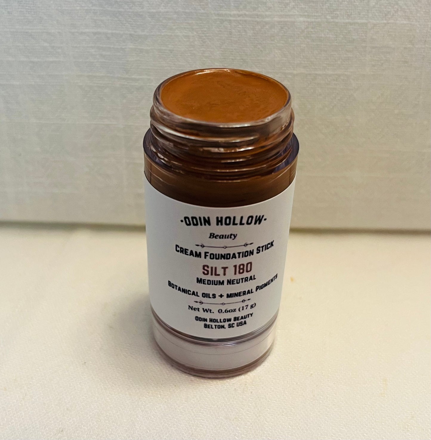 Cream Foundation Stick | Silt 180 (Medium Neutral) | Botanical + Mineral Makeup