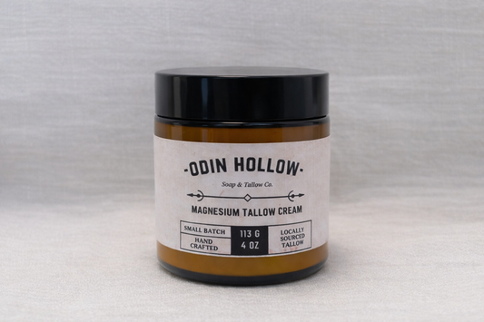 Grass-Fed Tallow Magnesium Cream | Restorative Topical Magnesium Body Cream