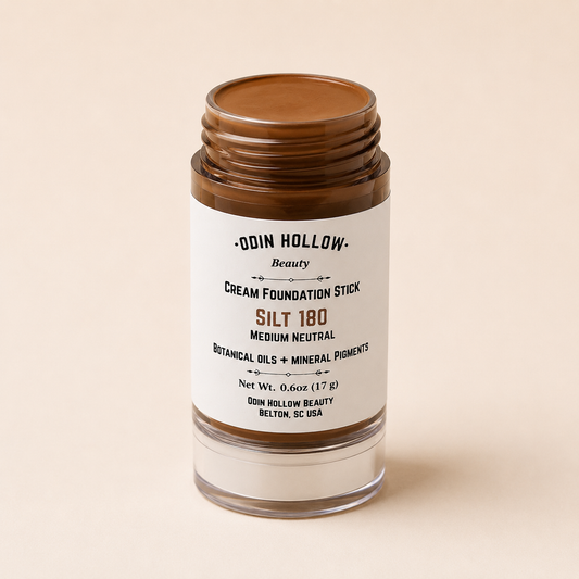 Cream Foundation Stick | Silt 180 (Medium Neutral) | Botanical + Mineral Makeup