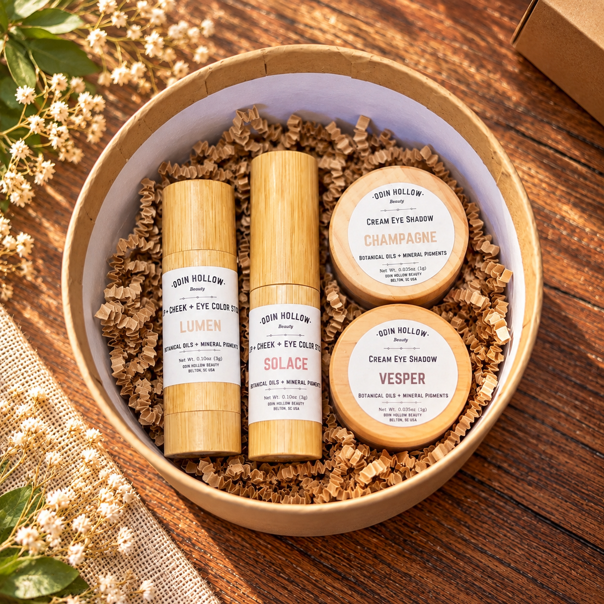 Soft & Romantic | Natural Makeup Gift Set