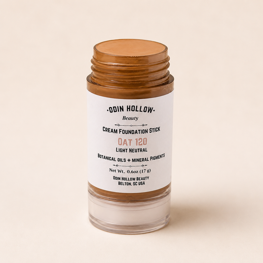 Cream Foundation Stick | Oat 120 (Light Neutral) | Botanical + Mineral Makeup