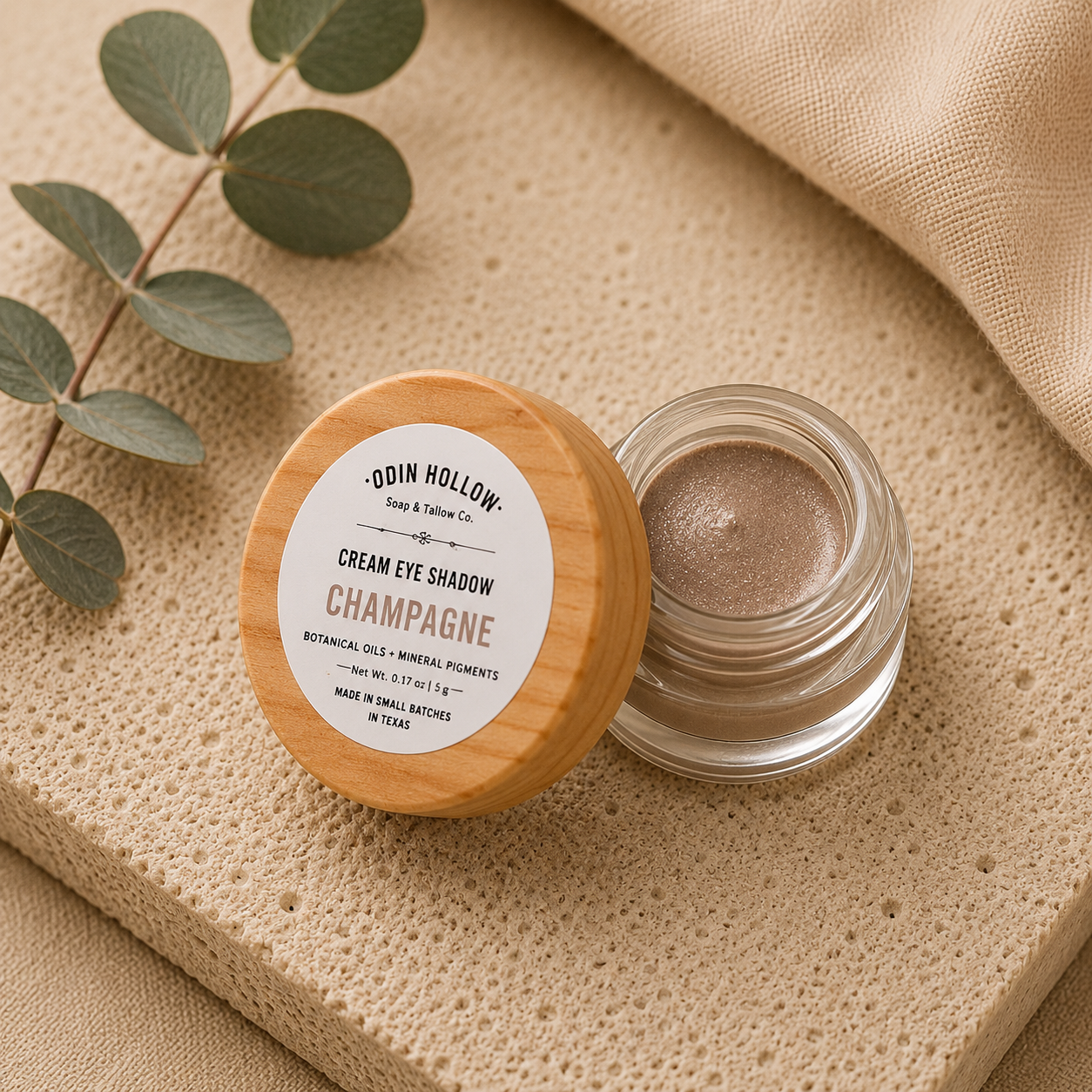 Champagne Cream Eye Shadow  Soft Champagne Shimmer | Cream Eye Color