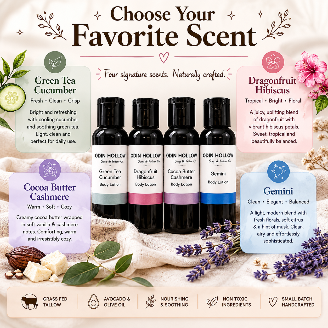 Simple Ritual Tallow Collection