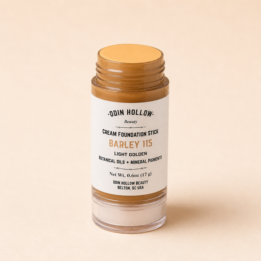 Cream Foundation Stick | Barley 115 (Light Golden) | Botanical + Mineral Makeup