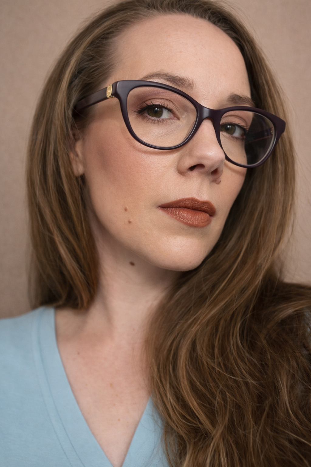 Lip + Cheek Multi Stick – EMBER | Deep Warm Rose Brown Cream Blush, Lip Tint & Eye Color | Botanical Oils + Mineral Pigments