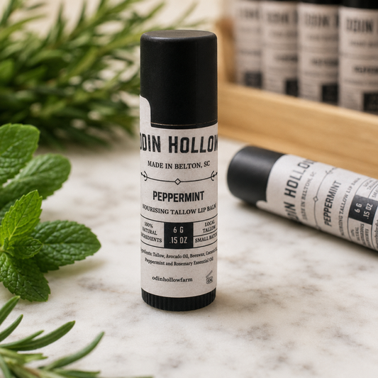 Peppermint Tallow Lip Balm